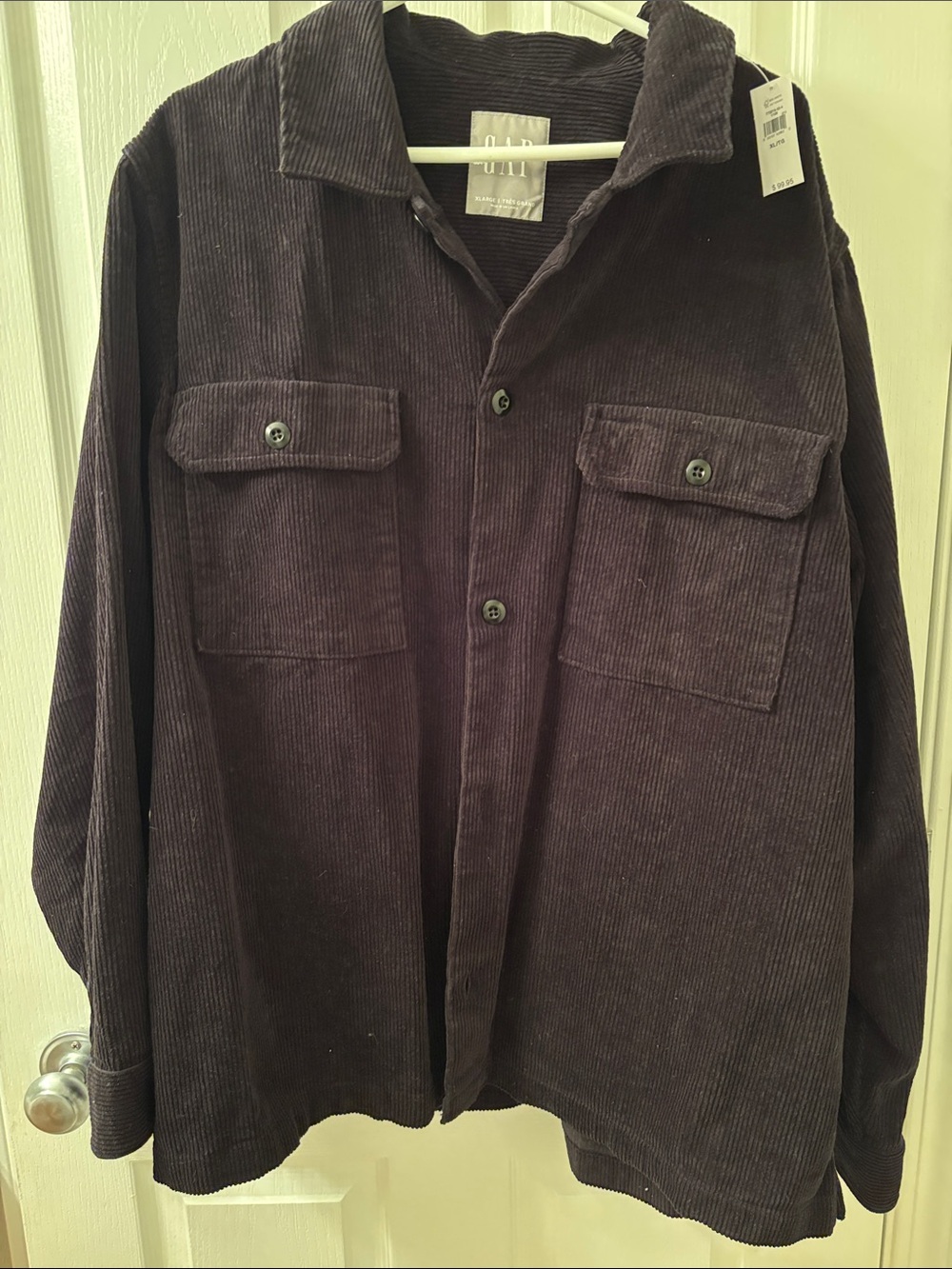 Gap Men’s Corduroy Shirt Jacket - Black